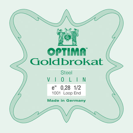 Optima Goldbrokat corde de Mi pour violons 1/2, 0,28 mm, boucle