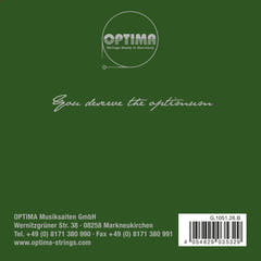 Corde de violon Optima Goldbrokat Premium E 4/4, 0,26 mm, à boule
