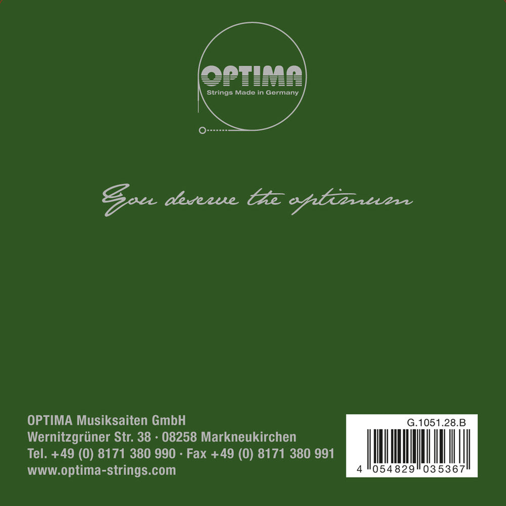 Optima Goldbrokat Premium corde de mi pour violon 4/4, 0,28 mm, boule