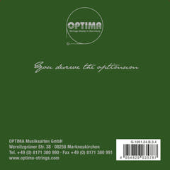 Optima Goldbrokat Premium corde E 3/4-violons, 0,24 mm, boule
