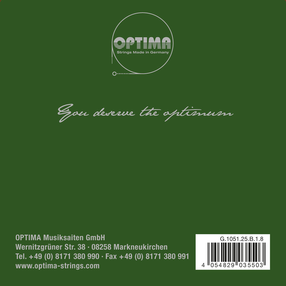 Optima Goldbrokat Premium corde E pour violons 1/8, 0,25 mm, boule
