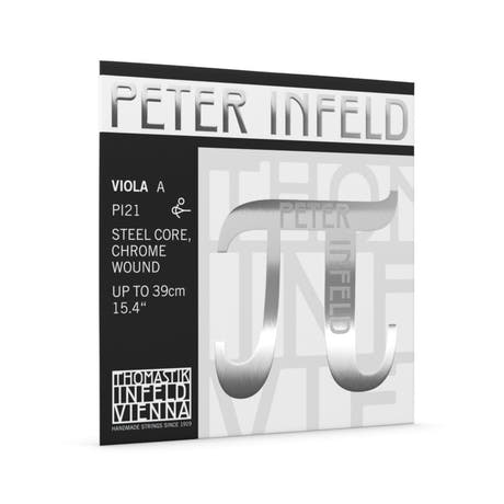 Thomastik-Infeld cordes pour alto Peter Infeld Synthetic Core - A Steel /Chrome (PI21)