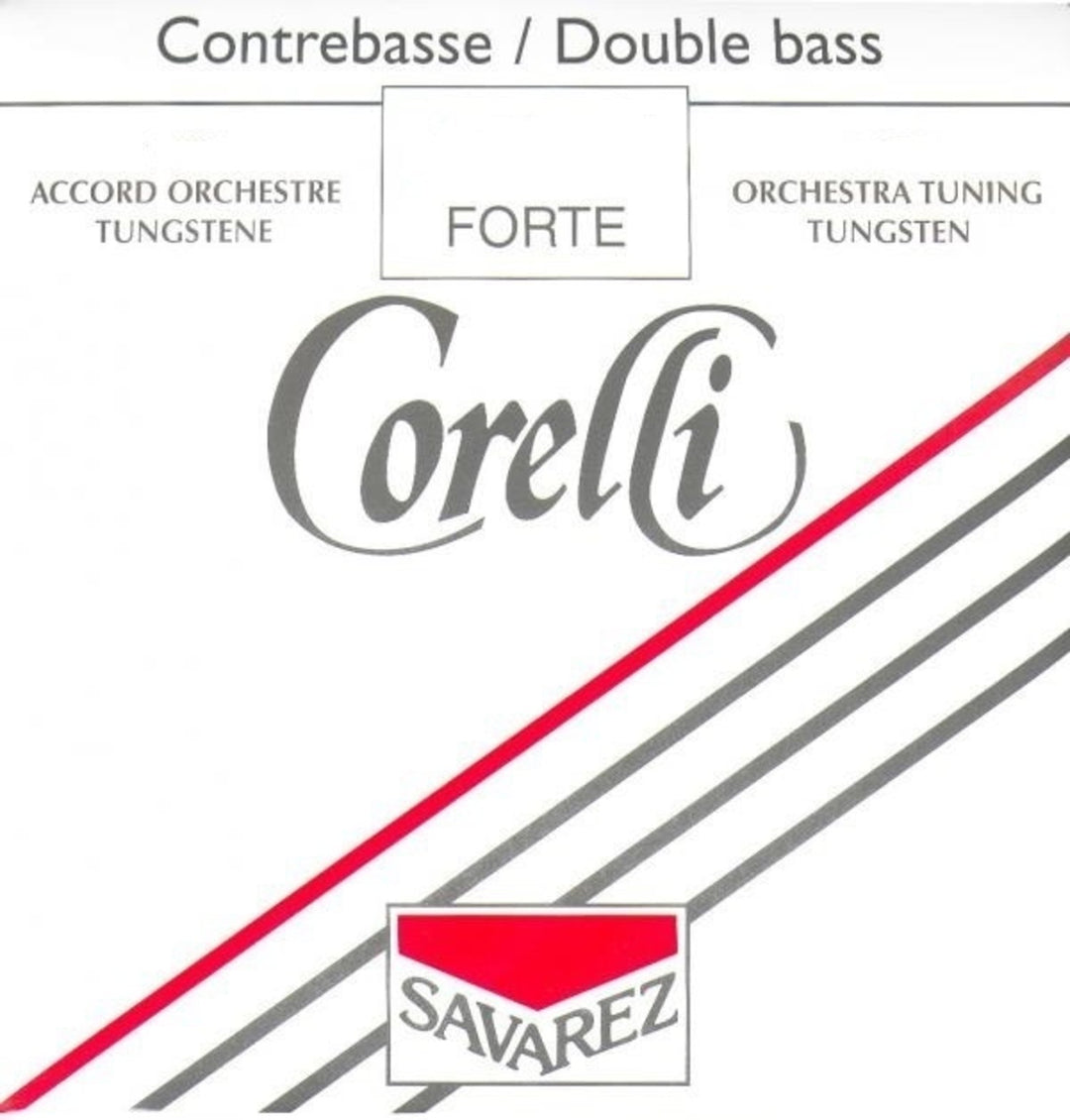 Cordes Corelli pour contrebasse à accord orchestral en tungstène - Extra strong (374TX)