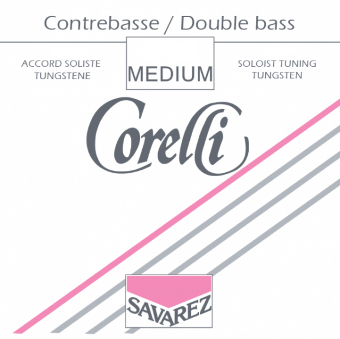 Corelli cordes de contrebasse accordage Solo nickel - Medium (361M)