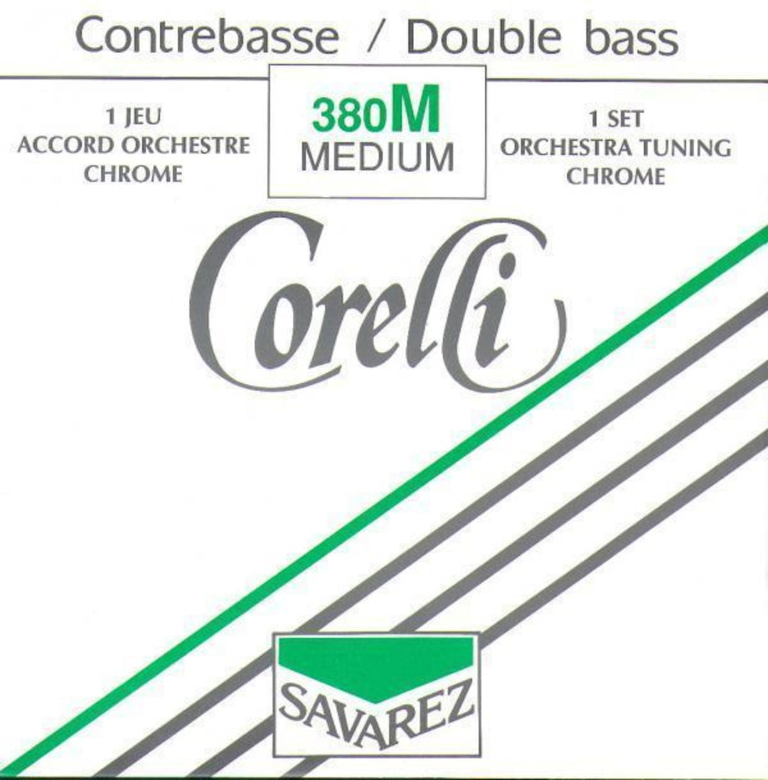 Cordes de contrebasse Corelli – accordage orchestral – médium (380M)