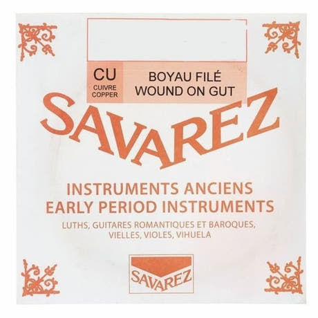 Cordes de viole de gambe Savarez Corelli - D6 Silver pl. wound (BFA482)