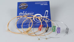 Cordes Adamas pour guitares acoustiques Nuova phosphor bronze coated - Conviennent également aux personnes allergiques (1717NU)