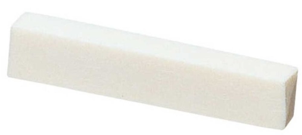 Fire & Stone sillet en os pour guitare western, 46,3 x 9,2 x 6,3 mm