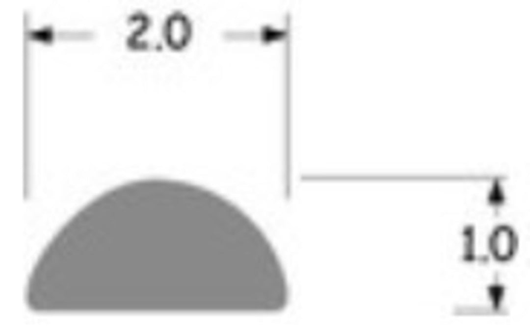 Partsland fil de frette en maillechort - b:2.0 x a:2.8 mm (guitares classique)