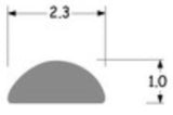 Partsland Fretwire Nickel silver - l:2.3 x h:2.8 mm (Guitare électrique)
