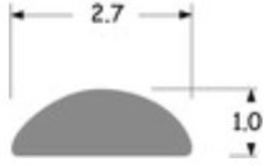 Partsland fil de frette en maillechort - b:2.7 x a:2.8 mm (guitares/Bass)