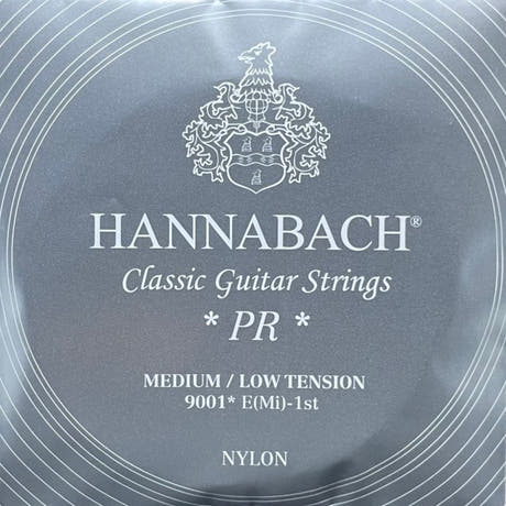 Corde aiguë de mi Hannabach 900 E1 pour guitare classique, medium/low tension