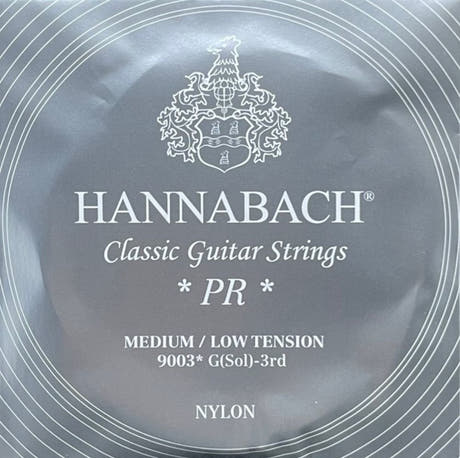 Hannabach 900 G3 corde aiguë pour guitare classique, medium/Low tension