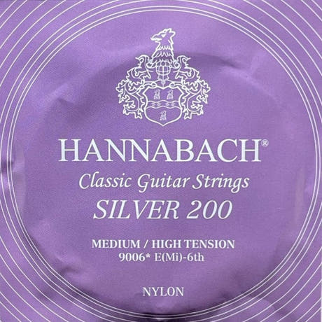 String grave Hannabach 900 E6 pour guitares classiques, tension medium/élevée