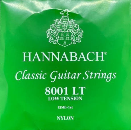 Hannabach 800 E1 corde aiguë pour guitare classique, Low tension