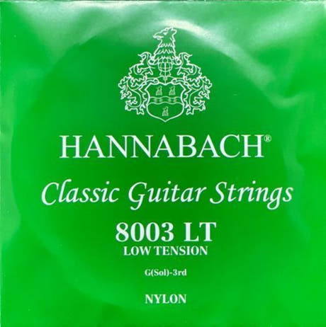 Hannabach 800 corde aiguë G3 pour guitare classique, Low tension