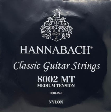 Corde aiguë Hannabach 800 H/B2 pour guitare classique, medium tension