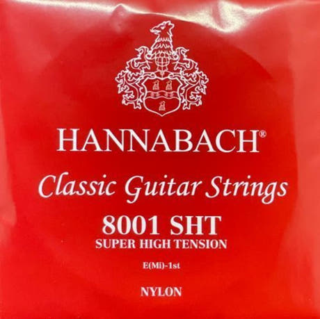 Corde aiguë Hannabach 800 E1 pour guitares classiques, super High tension