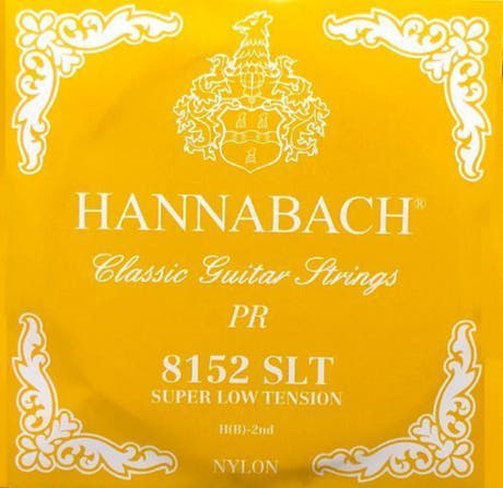 Hannabach 815 H/B2 corde aiguë, guitare classique, très faible tension