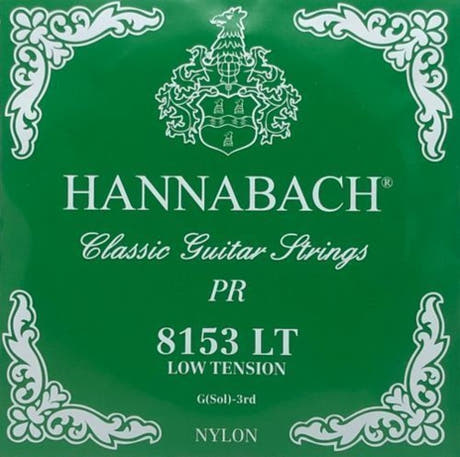 Hannabach 815 corde aiguë G3 pour guitare classique, low tension