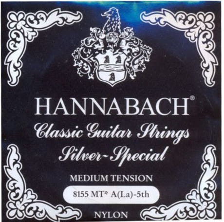Hannabach 815 corde de la grave pour guitares classiques, medium tension