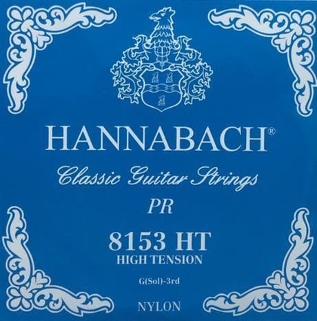 Corde aiguë Hannabach 815 G3 pour guitare classique, haute tension