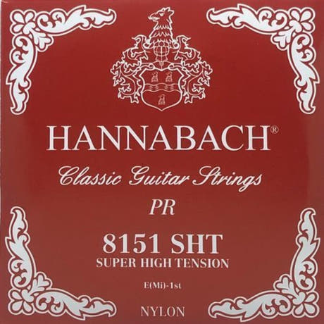 Hannabach 815 E1 corde aiguë pour guitare classique, super high tension