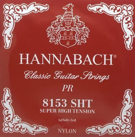 Corde aiguë de sol Hannabach 815 G3 pour guitare classique, super high tension