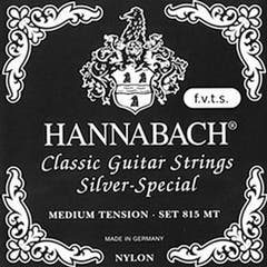 Hannabach cordes pour guitares classiques 815 F.V.T.S. Silver Special - Set medium (815FMT)