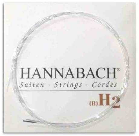 Hannabach 890 1/8 H/B2 corde aiguë pour guitare enfant, medium tension