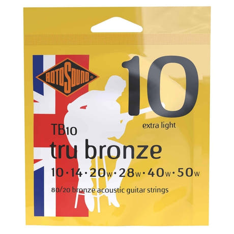 Rotosound Tru Bronze TB10 cordes de guitare western 10-50