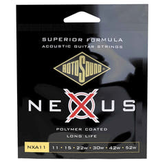 Cordes Rotosound pour guitare acoustique Nexus revêtues - Set Light 11-52 (NXA11)