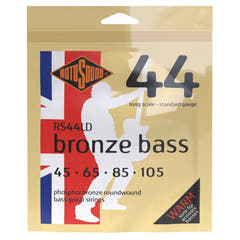 Rotosound cordes pour basse acoustique Bronze Bass 44 - Set 4-string Standard 45-105 (RS44LD)