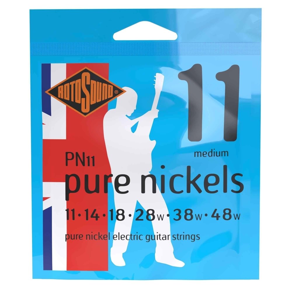 Rotosound Pure Nickels PN11 cordes de guitare électrique 11-48