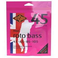 Rotosound Cordes de basse électrique Roto Bass - Set 4 cordes Nickel Standard 45-105 (RB45)