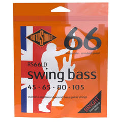 Rotosound Cordes de basse électrique Swing Bass 66 - Set 4 cordes Standard 45-105 (RS66LD)