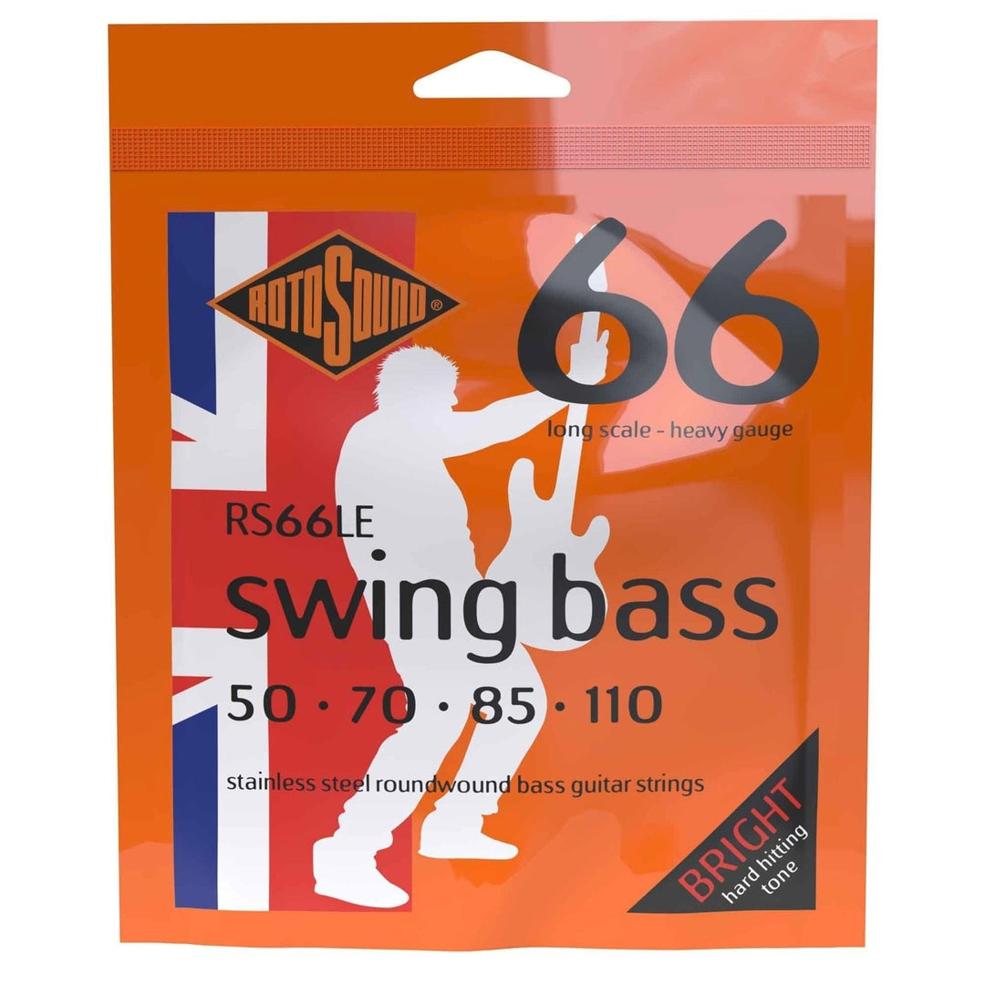 Rotosound cordes de basse électrique Swing Bass 66 - Set 4-string Heavy 50-110 (RS66LE)