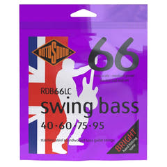 Rotosound cordes de basse électrique Swing Bass 66 Double Ball End - Set 4 cordes Medium 40-95 Double Ball (RDB66LC)