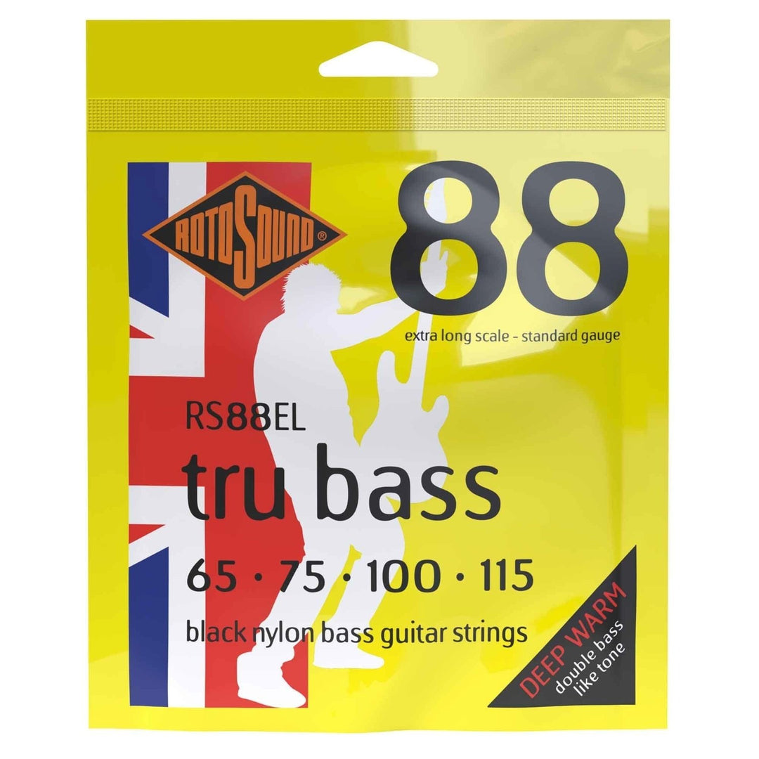 Cordes de basse électrique Rotosound Tru Bass 88 - Set 4 cordes Extra Long // Diapason extra long (33.5"/850mm à 36"/915mm) (RS88EL)