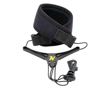 Neotech Bravo Strap sangle de saxophone avec armature métallique, noir mat