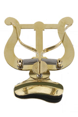 Lyre GEWA pour trompette, grande, laiton jaune, pince pour pavillon