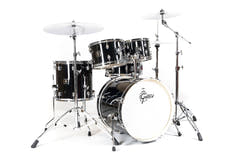 Gretsch Energy batterie 20", Black, sans cymbales, 5 éléments hardware