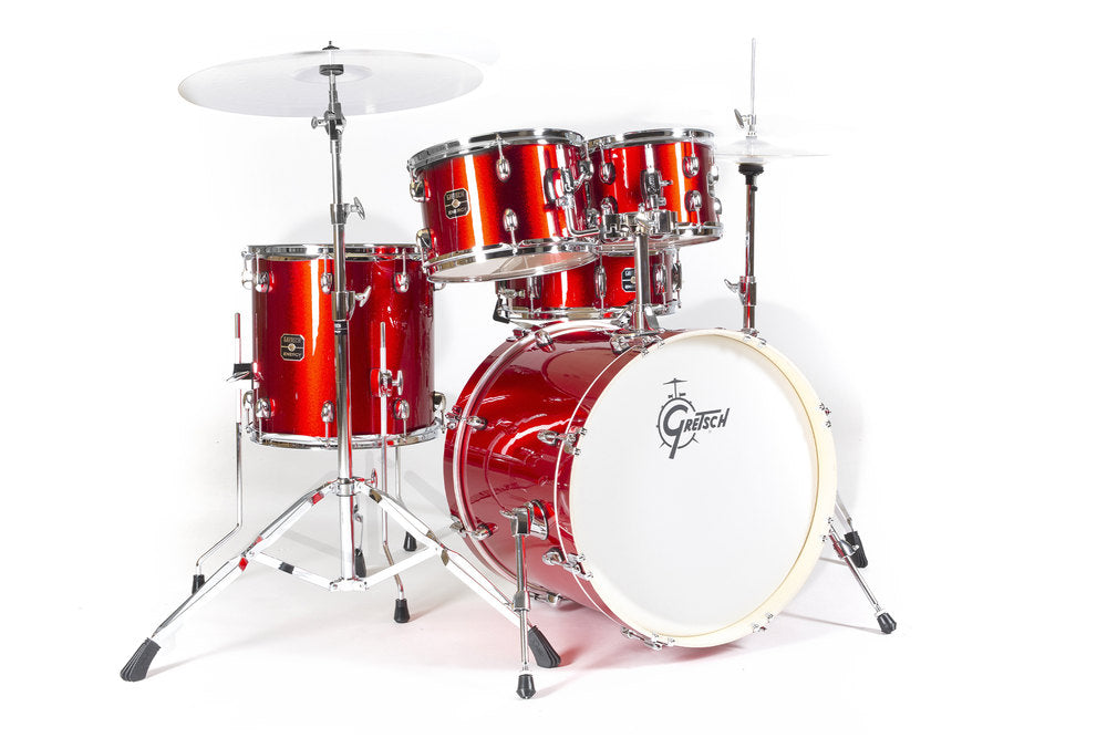 Gretsch Energy batterie 20", Red, sans cymbales, 4 éléments hardware
