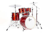 Gretsch Energy batterie 20", rouge, sans cymbales, 5 pièces hardware