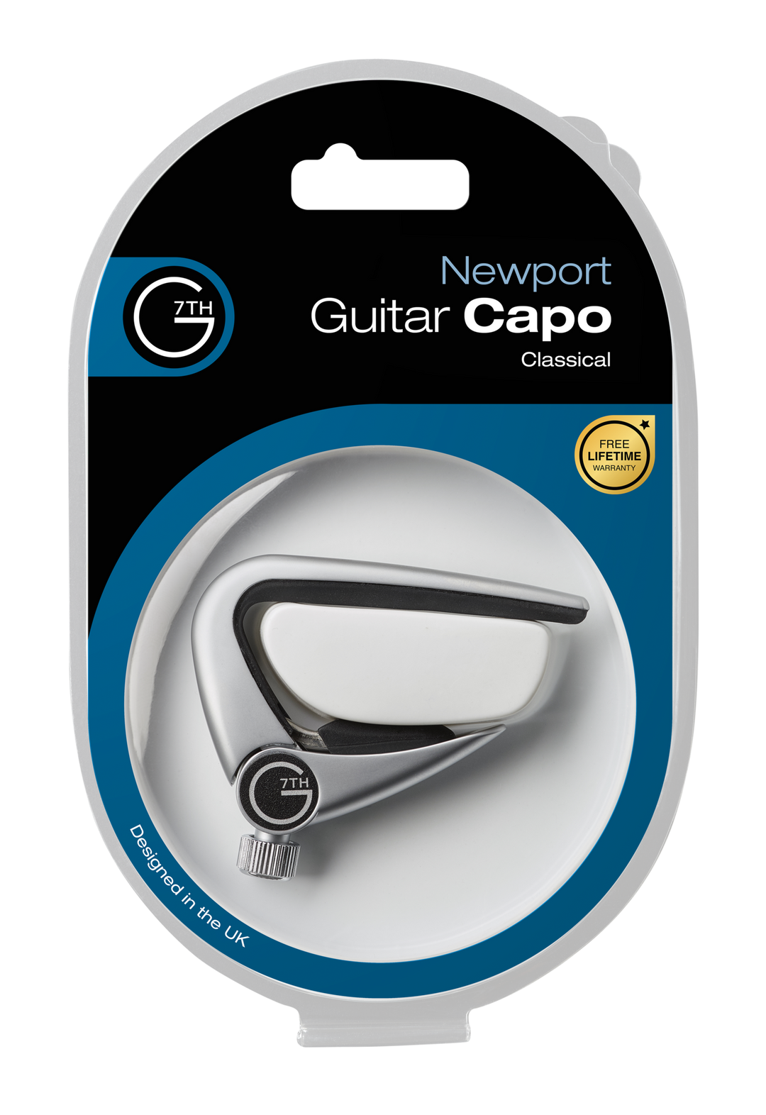 G7th Capo Newport - Classic Guitares, silver (C33013)