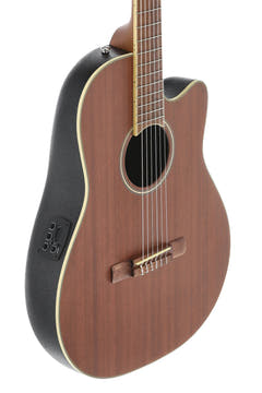 Applause Guitares classique acoustique-électrique AB24CII Mid Cutaway Nylon - Natural Satin (AB24CM-4S)