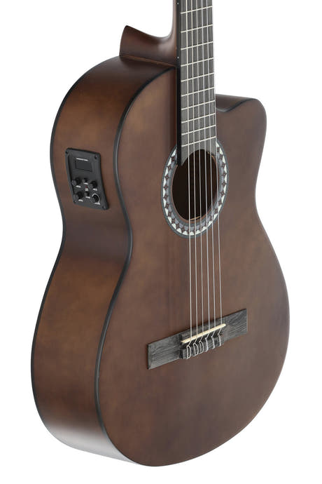 VGS Basic elakustisk klassisk guitar, valnøddefarvet