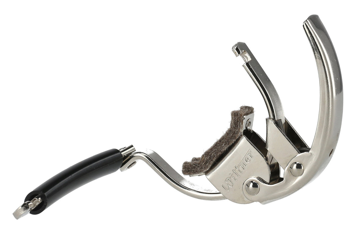 Wittner Capo Metal Capo Vintage - Acoustic/E nickel-plated (998F)