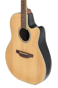 Applause Guitares électro-acoustiques AB24II CS Mid Cutaway - Natural Satin (AB24-4S)