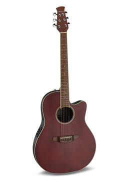 Guitares électro-acoustique Applause AB24II CS Mid Cutaway - Ruby Red Satin (AB24-2S)